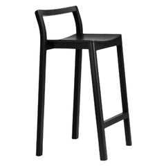 Halikko Stool Backrest, Tall & Black by Made By Choice