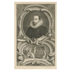 Portrait ancien de Sir Francis Walsingham