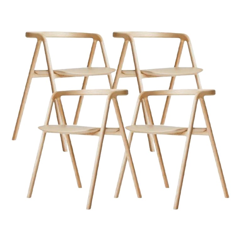 Set of 5 Wooden Dining Chairs Made by KOK For Sale at 1stDibs kok