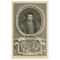 Antique Portrait of Henry Stafford, 2nd Duke of Buckingham