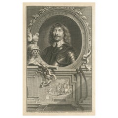 Portrait ancien de James Graham, 1er marquis de Montrose