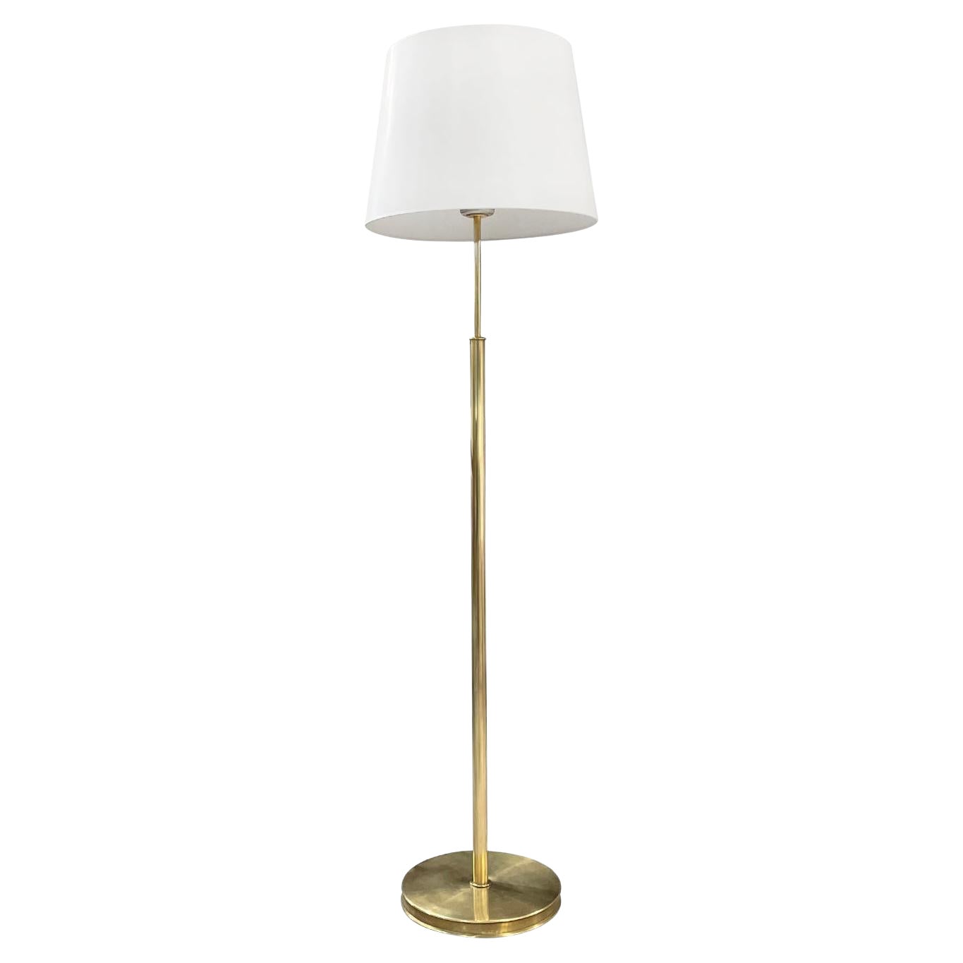 20th Century Swedish Svenskt Tenn Brass Floor Lamp, Vintage Light by Josef Frank