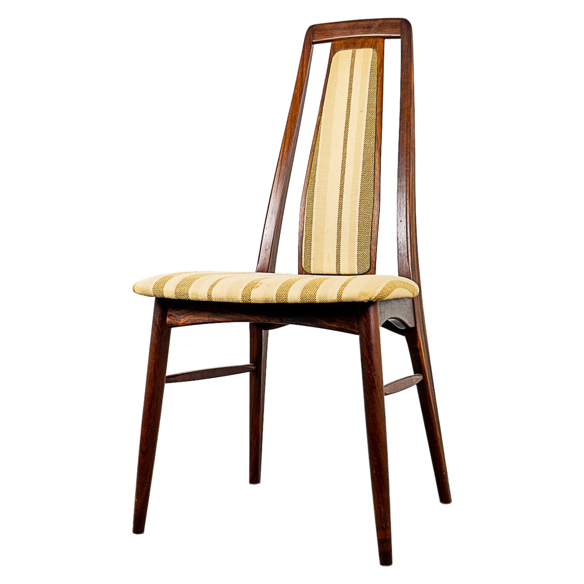 6 Danish Modern Rosewood Dining Chairs by Niels Koefoed