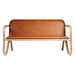 Kolho Two Seater Natural, Cognac Leather by Made By Choice