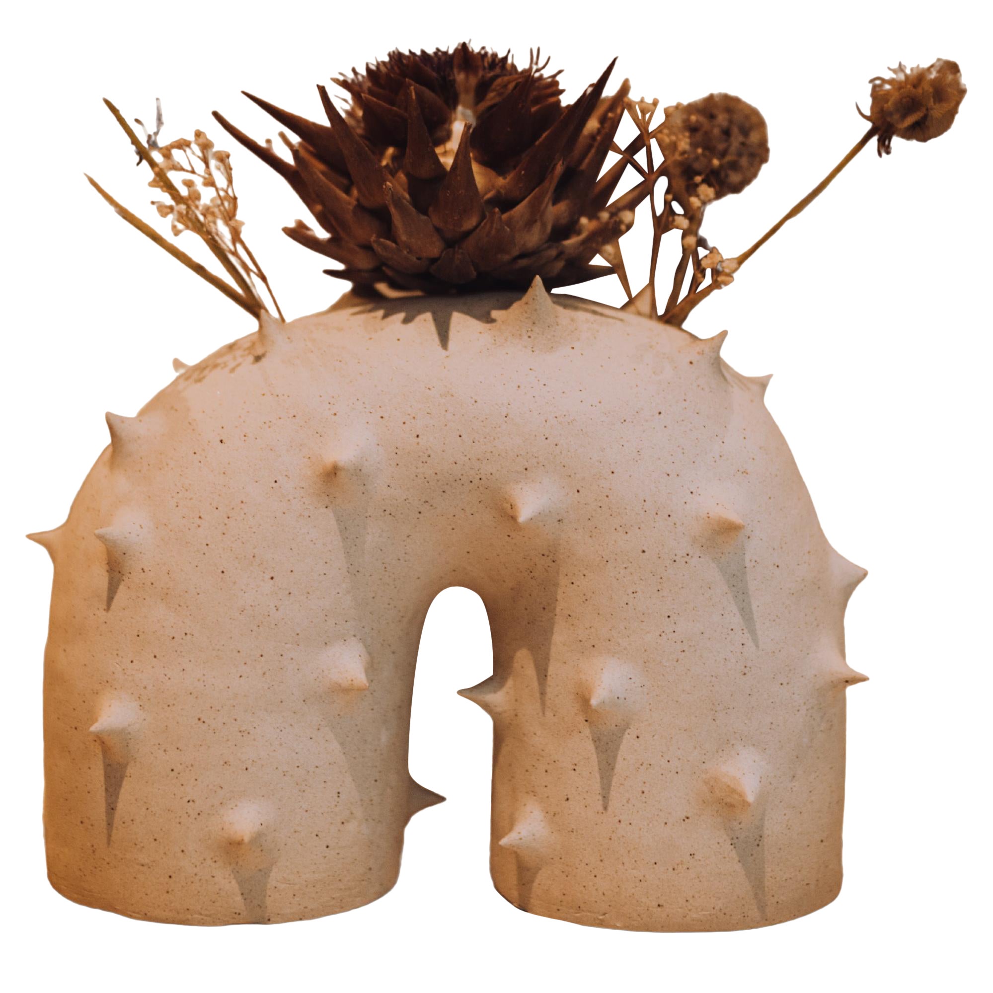 Harmfull Ceramics Flower Holder 2 by Alina Rotzinger For Sale at 1stDibs