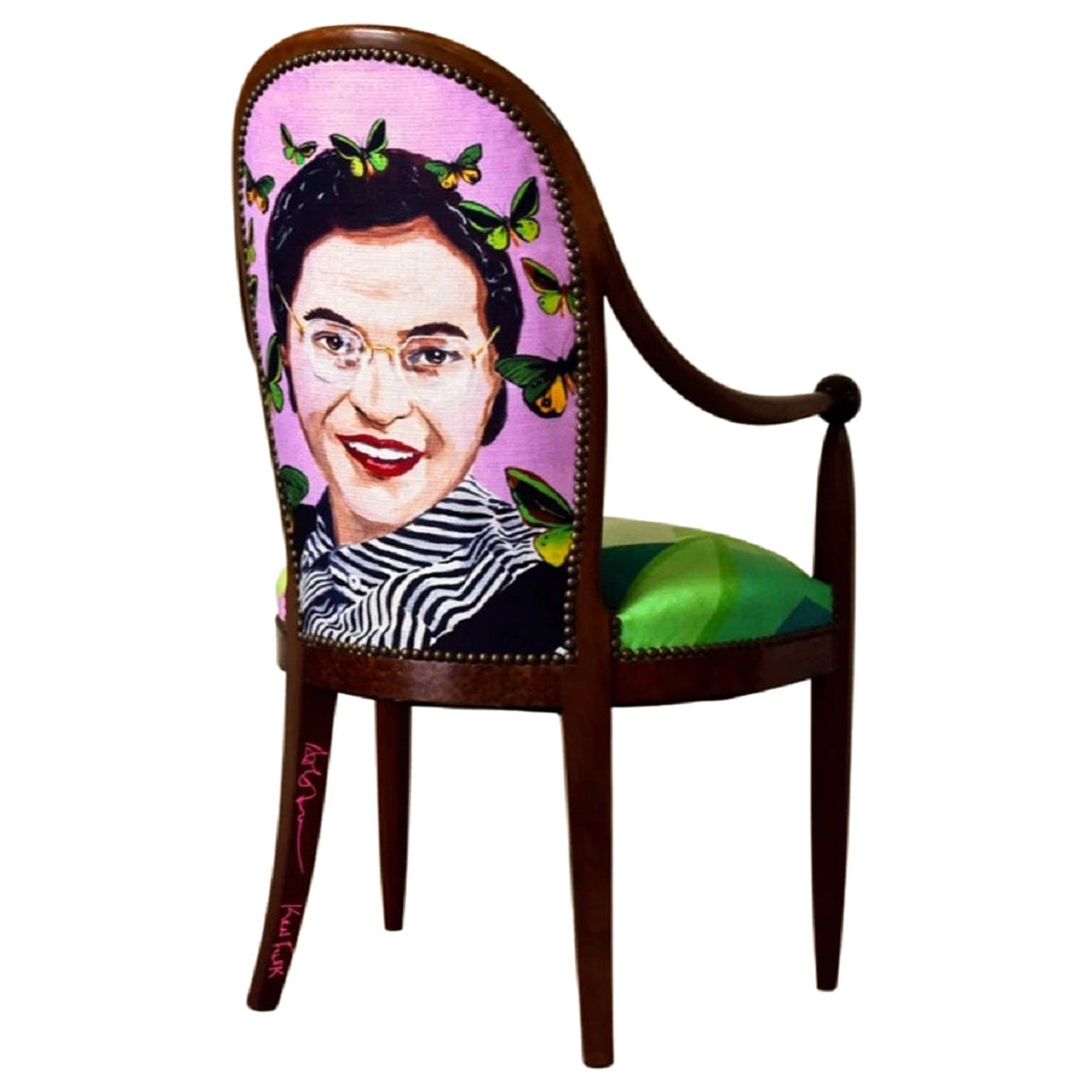 "Rosa Parks" Dining Chair by Ashley Longshore x Ken Fulk, 2021