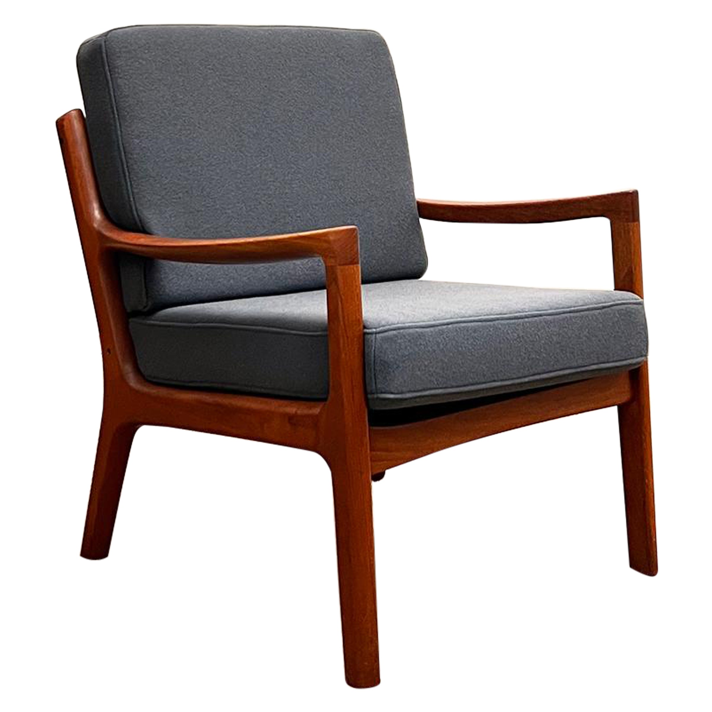 Mid-Century Design Teak Armchair, Ole Wanscher for France & Søn, Denmark, 1950s For Sale