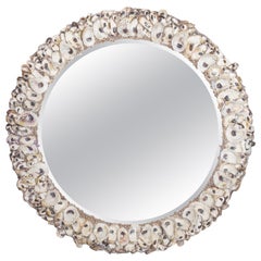 Oyster Shell Encrusted Mirror