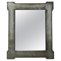 20th Century Metal Wall Mirror Dated 1973