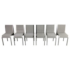 Vintage Metal Belgian Dining Chairs, 1990s
