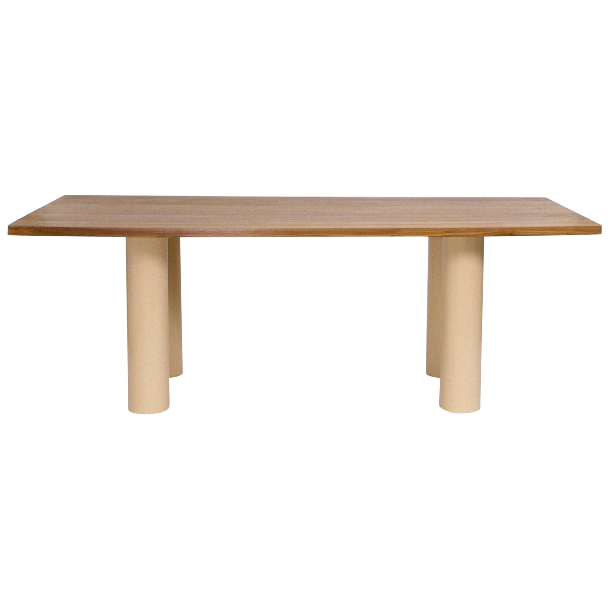 Solid Oak and Veneer Coffee Table by Helder Barbosa For Sale at 1stDibs