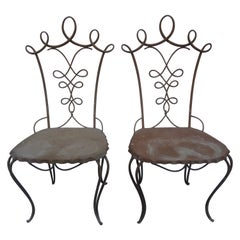 Pair of French Art Deco Chairs Attributed to Raymond Subes