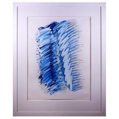 Georg Vihos Blue Jay Study #1 Signed 3-Dimensional Mixed Media Painting 2006