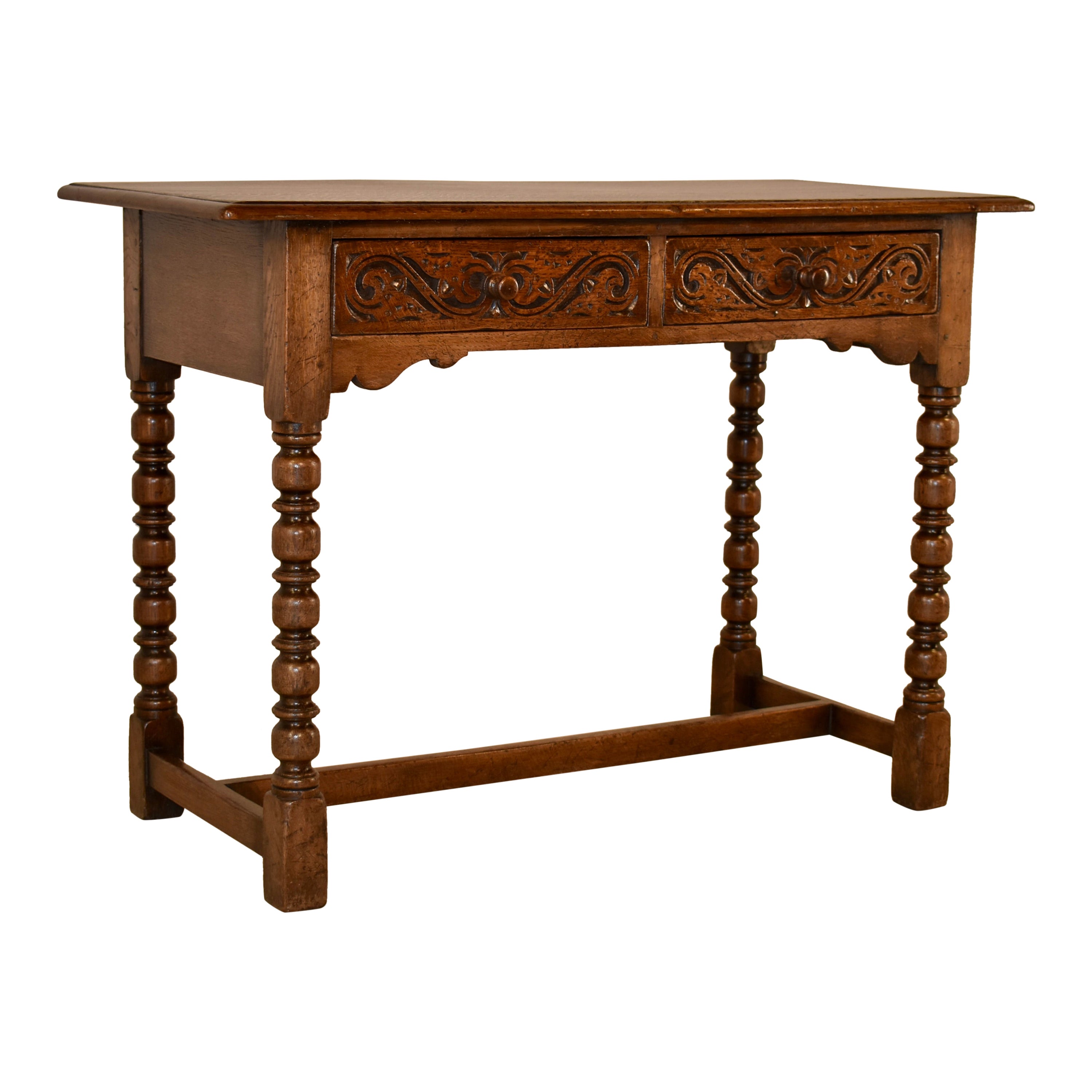 Late 19th Century English Oak Console Table