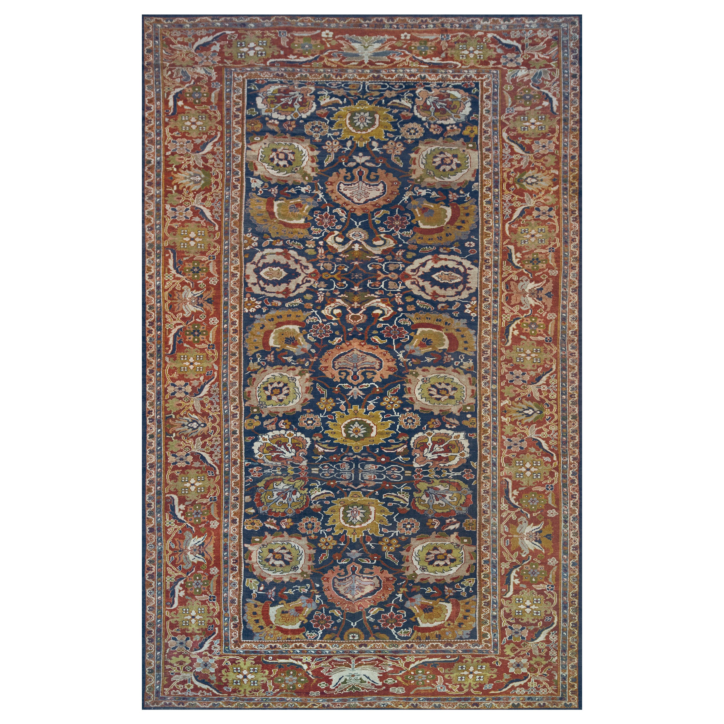 Late 19th Century, Antique Ziegler Rug For Sale
