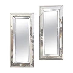 Retro Pair of Micentury Mirrors