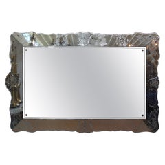 Etched Scalloped Venetian Mirror by Pietro Chiesa