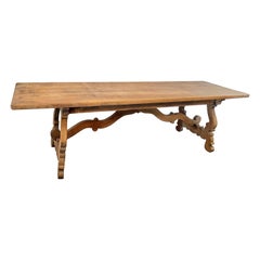 Italian 18th And 19th Century Tuscan Walnut Dining Table