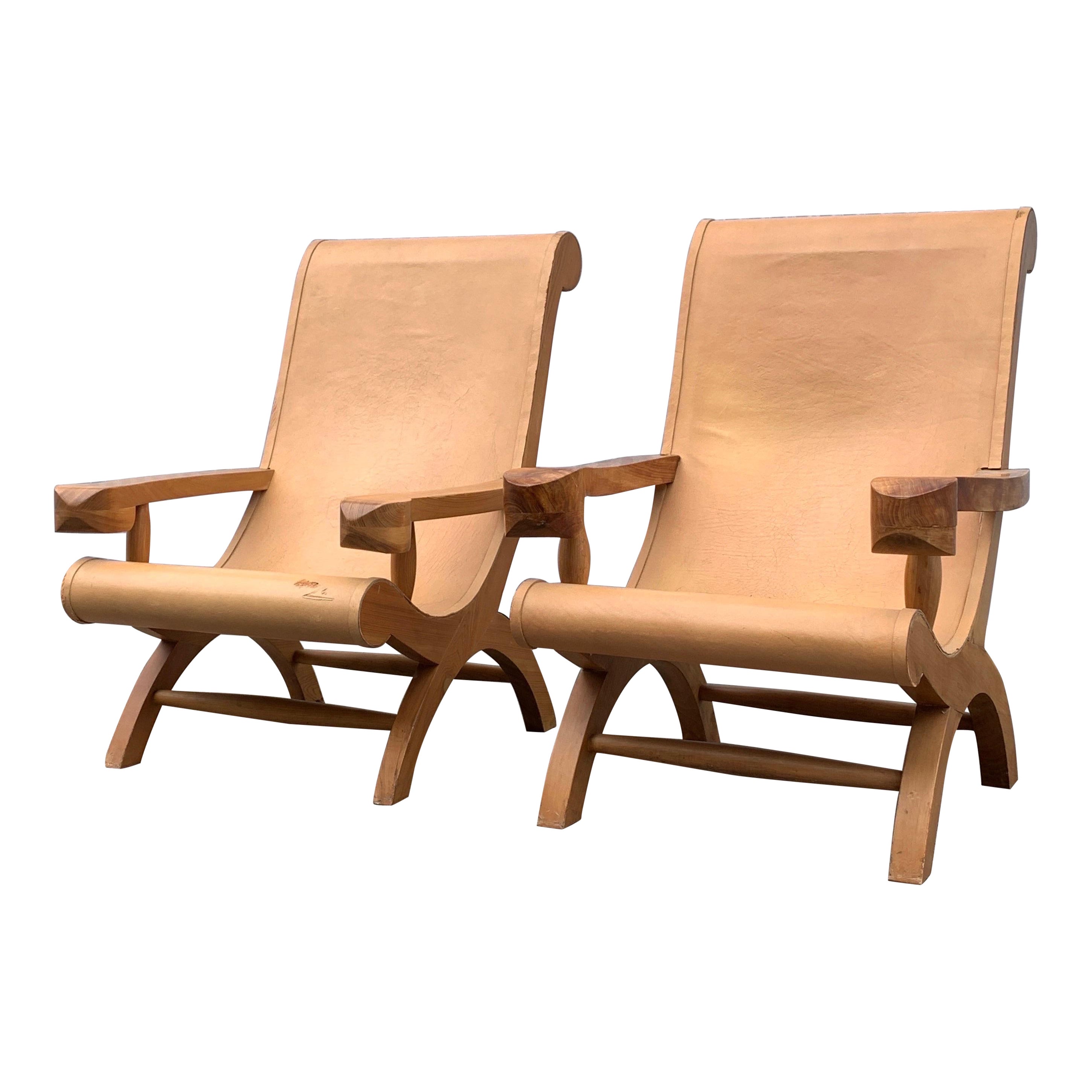 Clara Porset Lounge Chairs For Sale