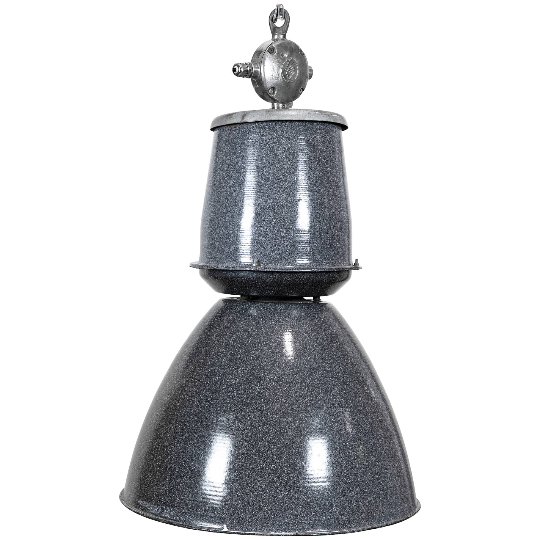 Vintage EFC Fabriklampe, ca. 1950er Jahre im Angebot