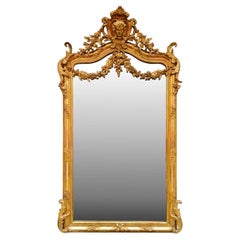 FRENCH GILDED MIRROR 19th CENTURY