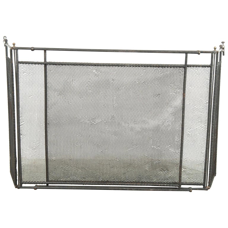 Extendable Firescreen / Fireplace Screen For Sale at 1stDibs