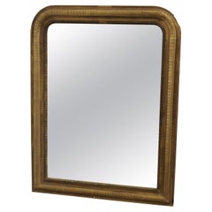 French, 19th Century Louis Philippe Style Gold Mirror   