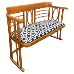 Bentwood Settee Bench by Joseph Hoffmann