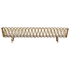 Vintage Planter in Brass and Metal, Italy, 1950s