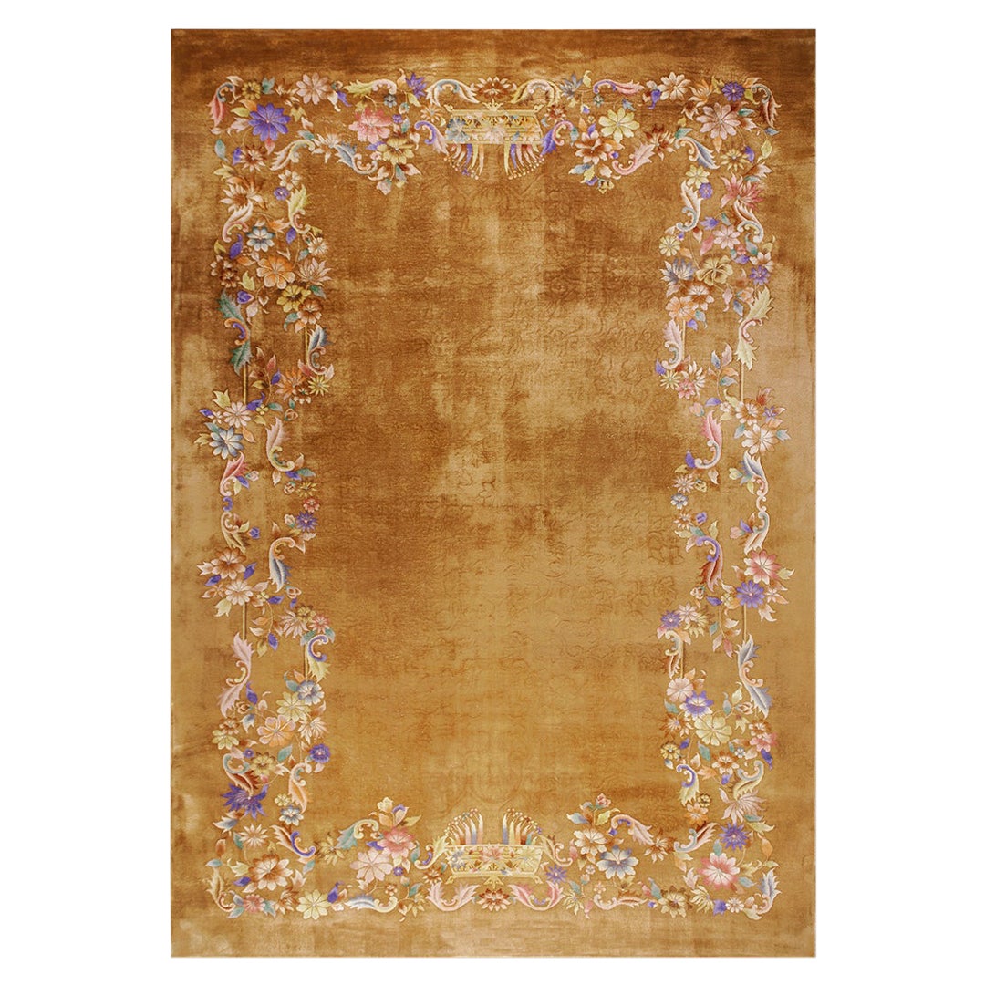 Tapis Art Déco chinois des années 1930 ( 28 x 145,5 cm)