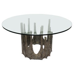 Paul Evans Sculpted Bronze Stalactite Dining Table