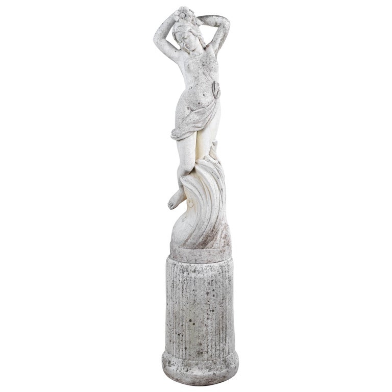 Italian Classical Figure of a Maiden For Sale at 1stDibs