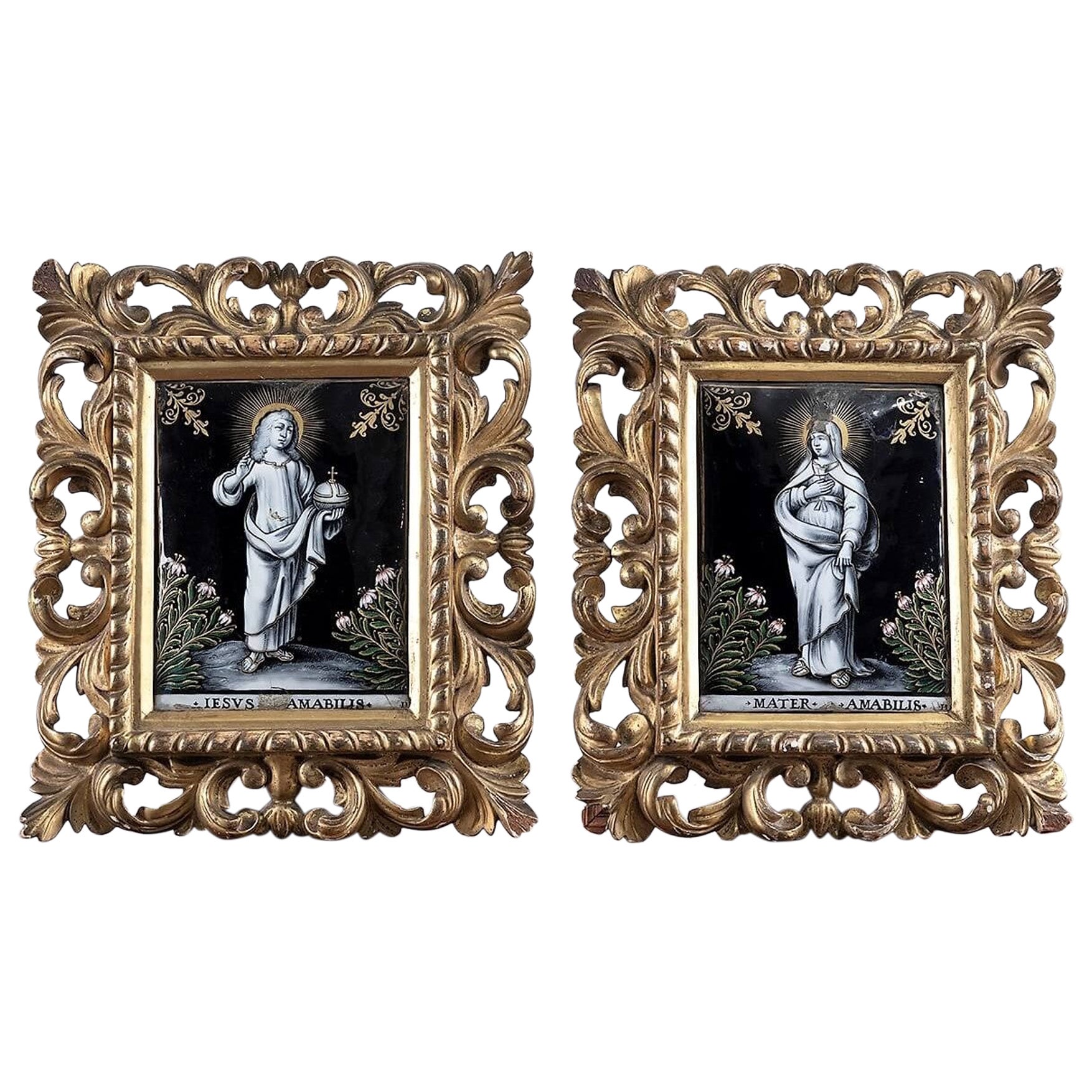 Pair of Jacques Laudin ii Enamel Plaques, circa 1665-1729