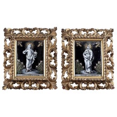 Pair of Jacques Laudin ii Enamel Plaques, circa 1665-1729