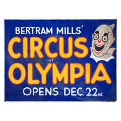 Circus at Olympia Hand-Painted Poster Artwork, circa 1930