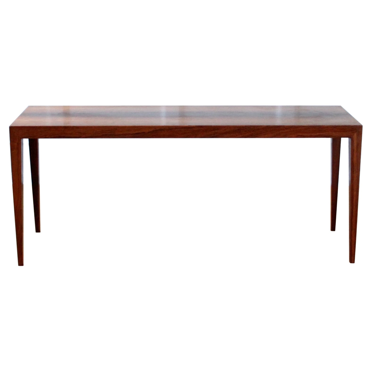 Severin Hansen, Scandinavian Modern Table in Rosewood, Denmark 1950s For Sale