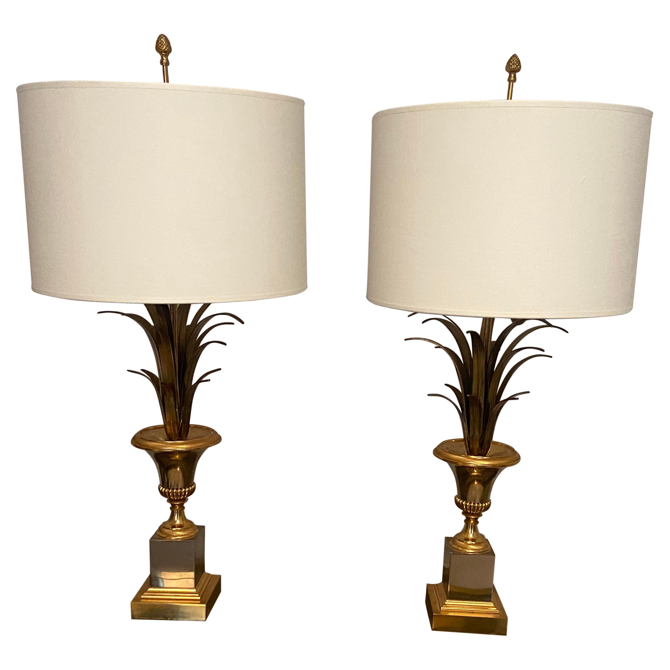 Pair of Belgian Epis Lamps by Boulanger, 1970s For Sale