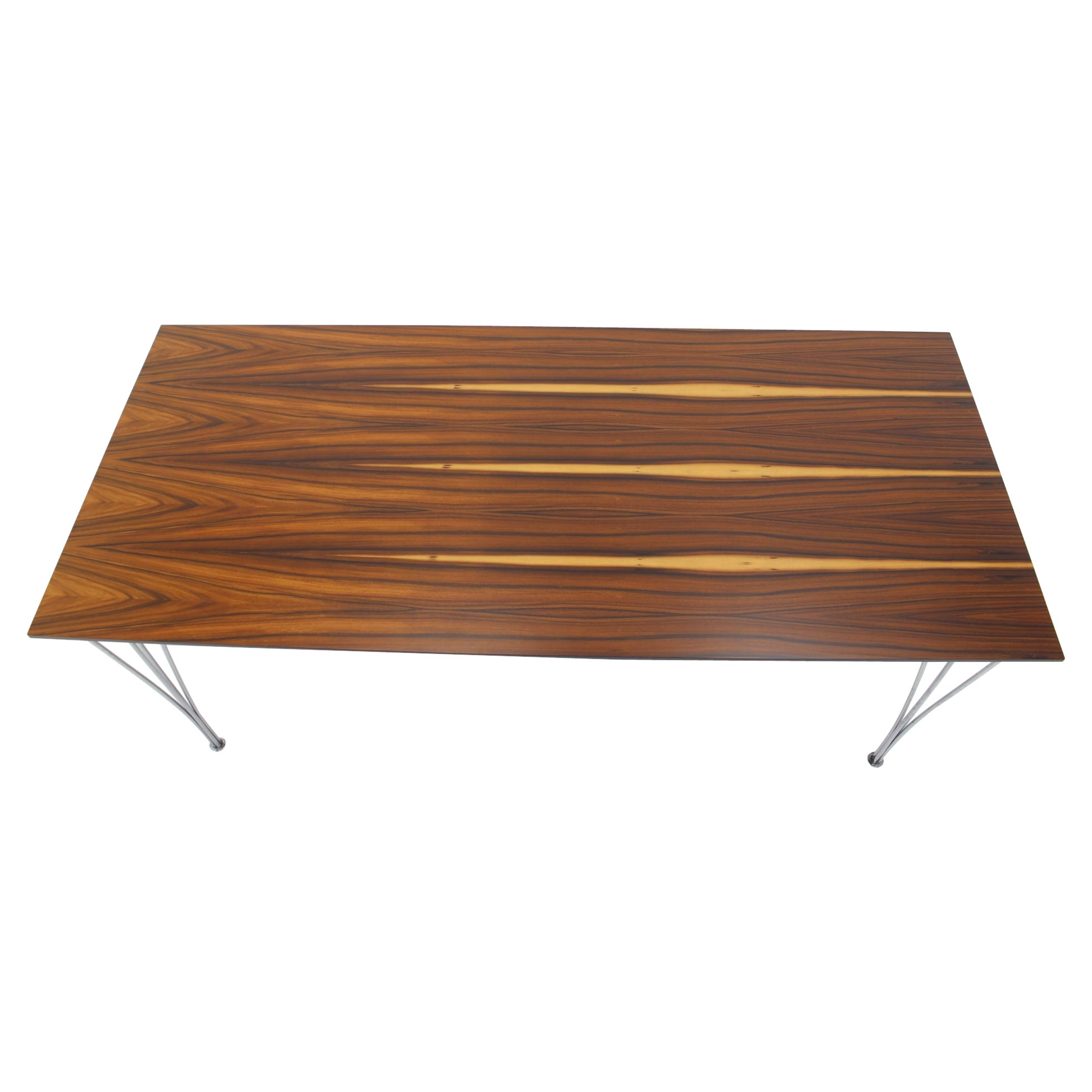 1980s Rectangular Dining table by P.Hein, B.Mathsson and A.Jacobsen for F.Hansen For Sale