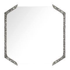 Alentejo Square Mirror, Nickel, InsidherLand by Joana Santos Barbosa