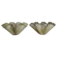 Pair of Willy Willy Guhl Biomorphic Pots or Planters by Eternit