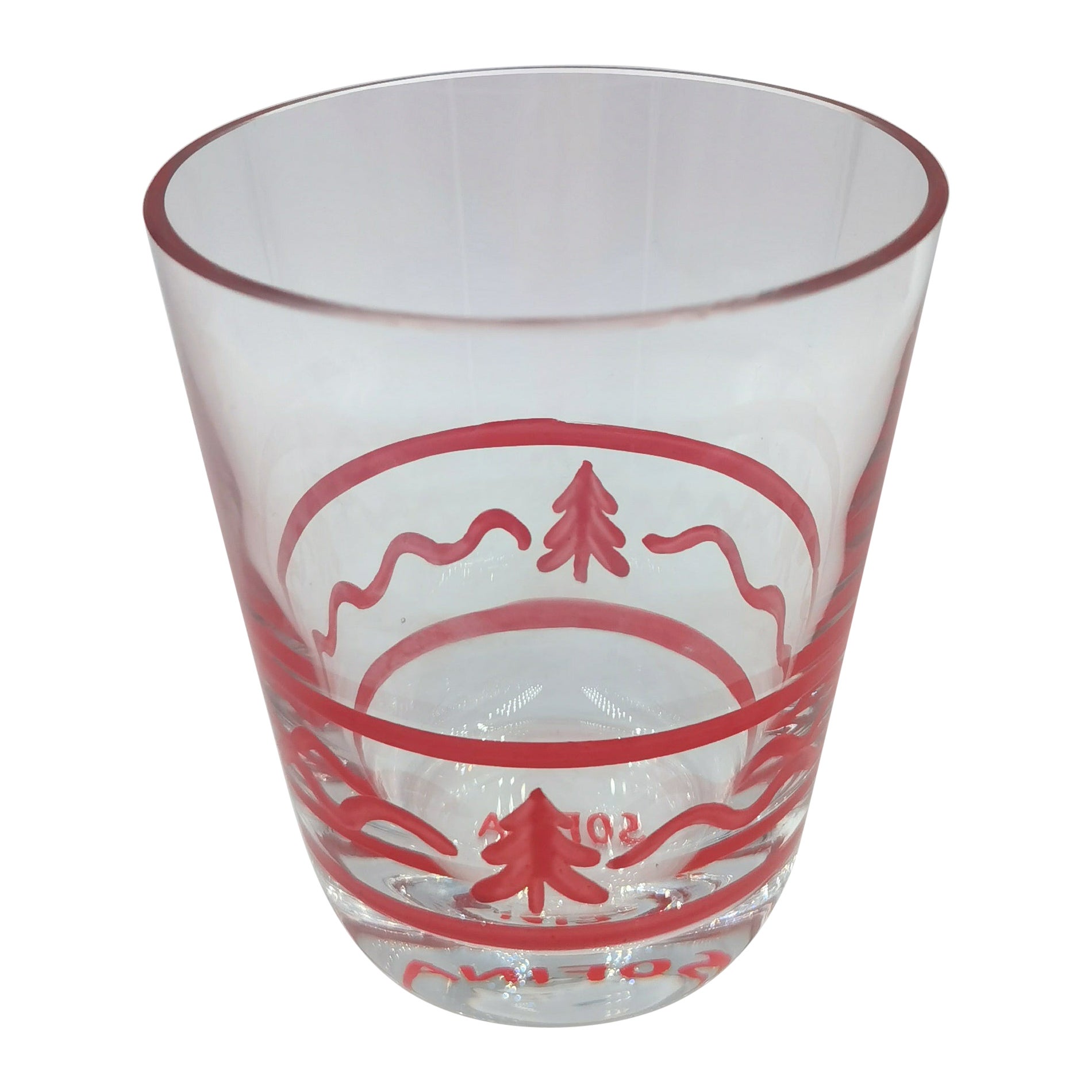 Black Forest Set of 6 Hand-Painted Tumbler Sofina Boutique Kitzbühel For Sale