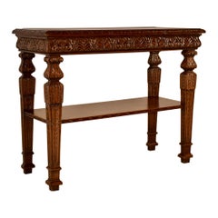 19th Century French Oak Console Table