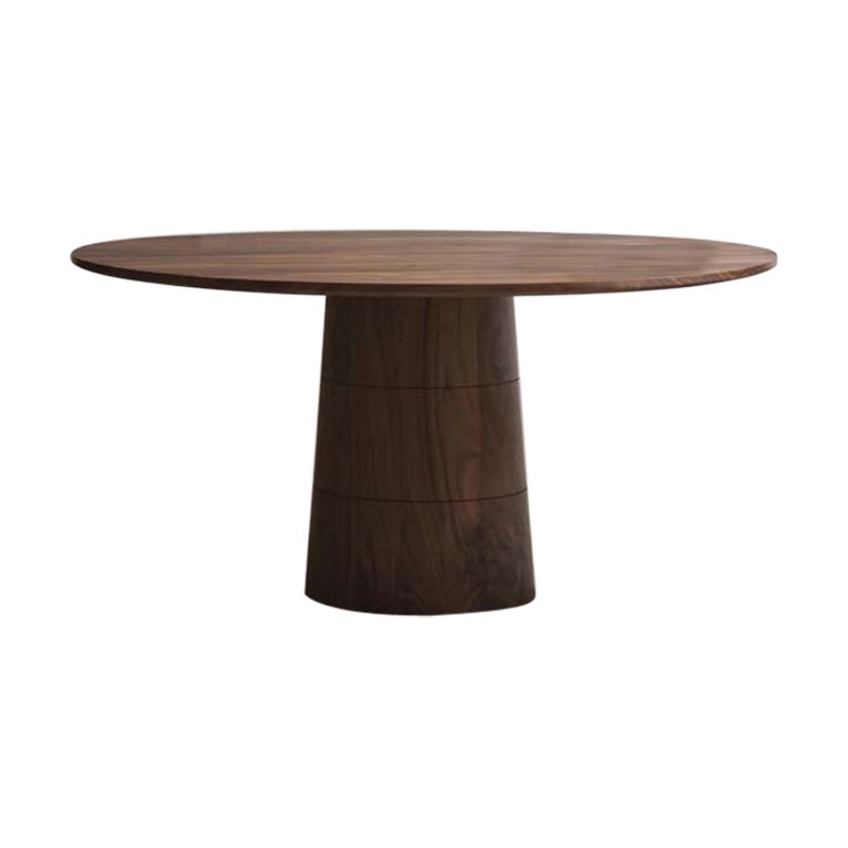 Rodan Dining Table in Walnut For Sale