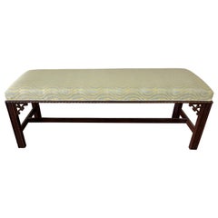 Chinese Chippendale Style Bench