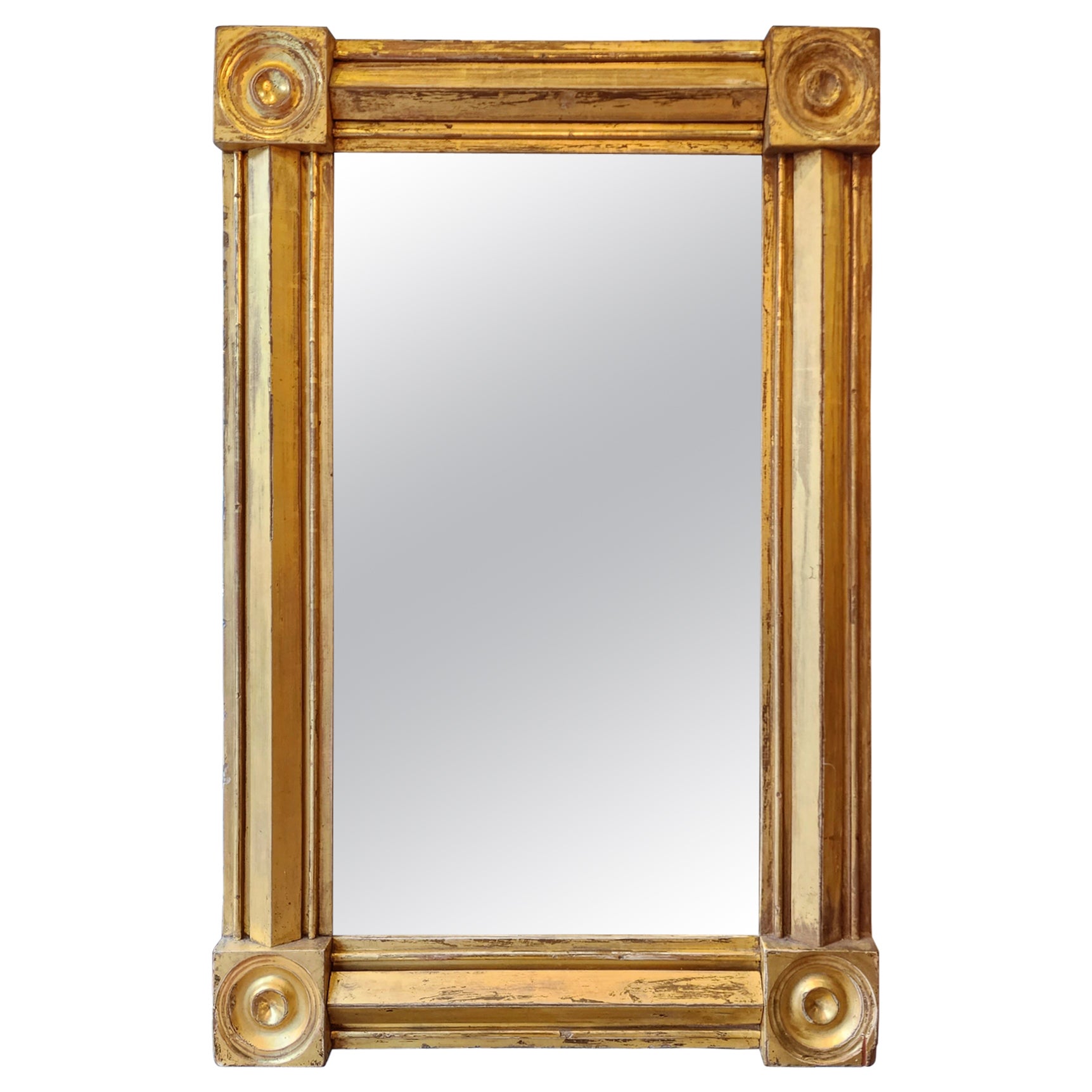 Hollywood Regency Gold Leaf Gilt Mirror For Sale at 1stDibs hollywood