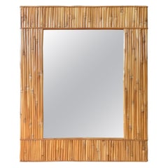 Vintage 1960's Bamboo Mirror by Raymor