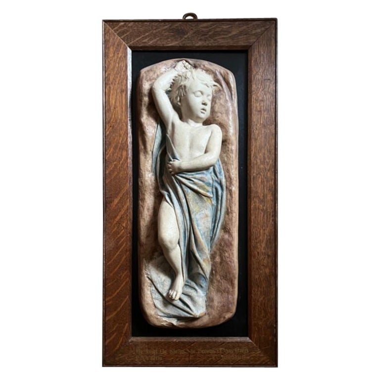 Martin Brother's Plaque, circa 1880 For Sale