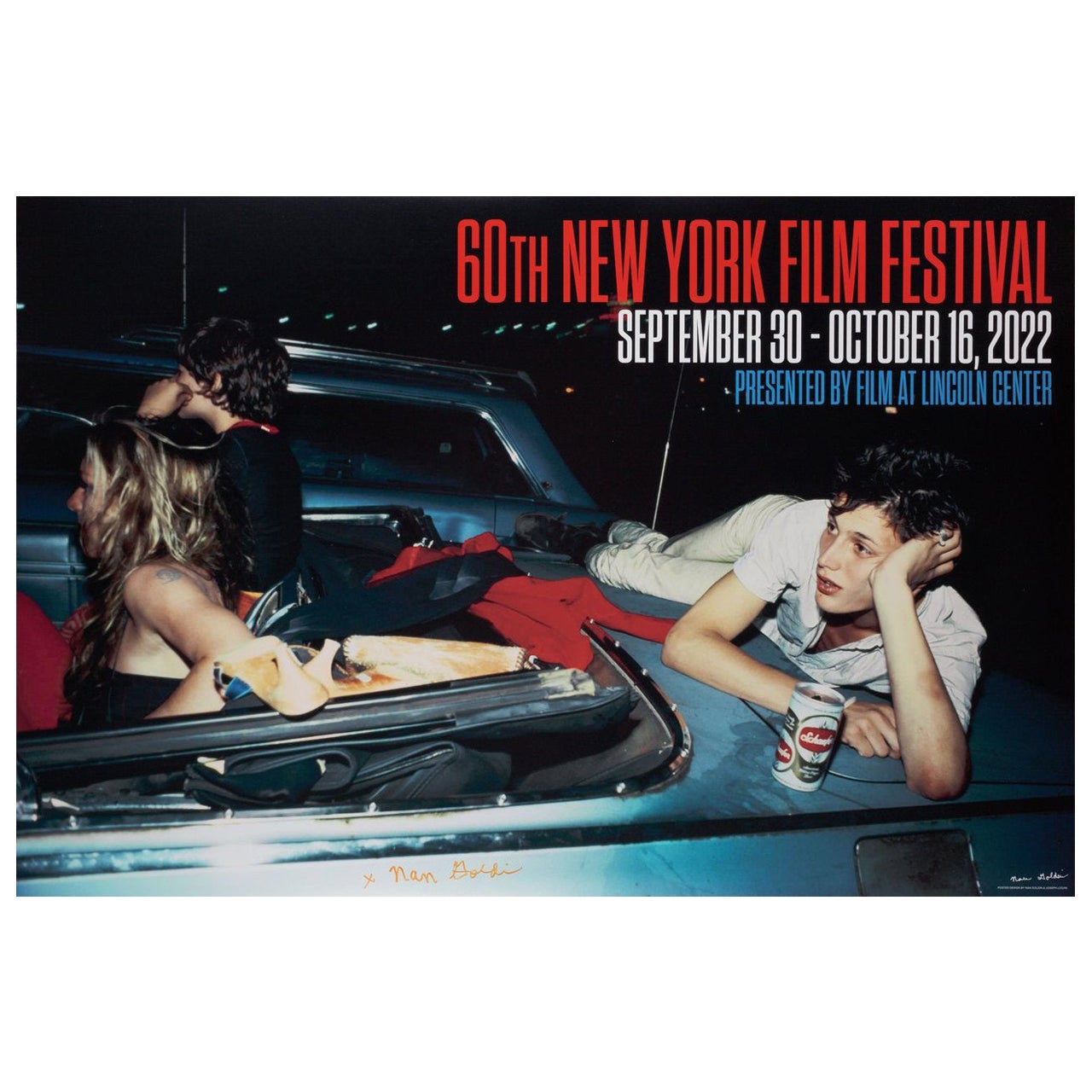 Affiche du 60e Festival du film de New York 2022, signée