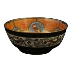 Vintage Wedgwood Lustre Bowl Decorated in the Amherst Pheasant Design, circa 1930