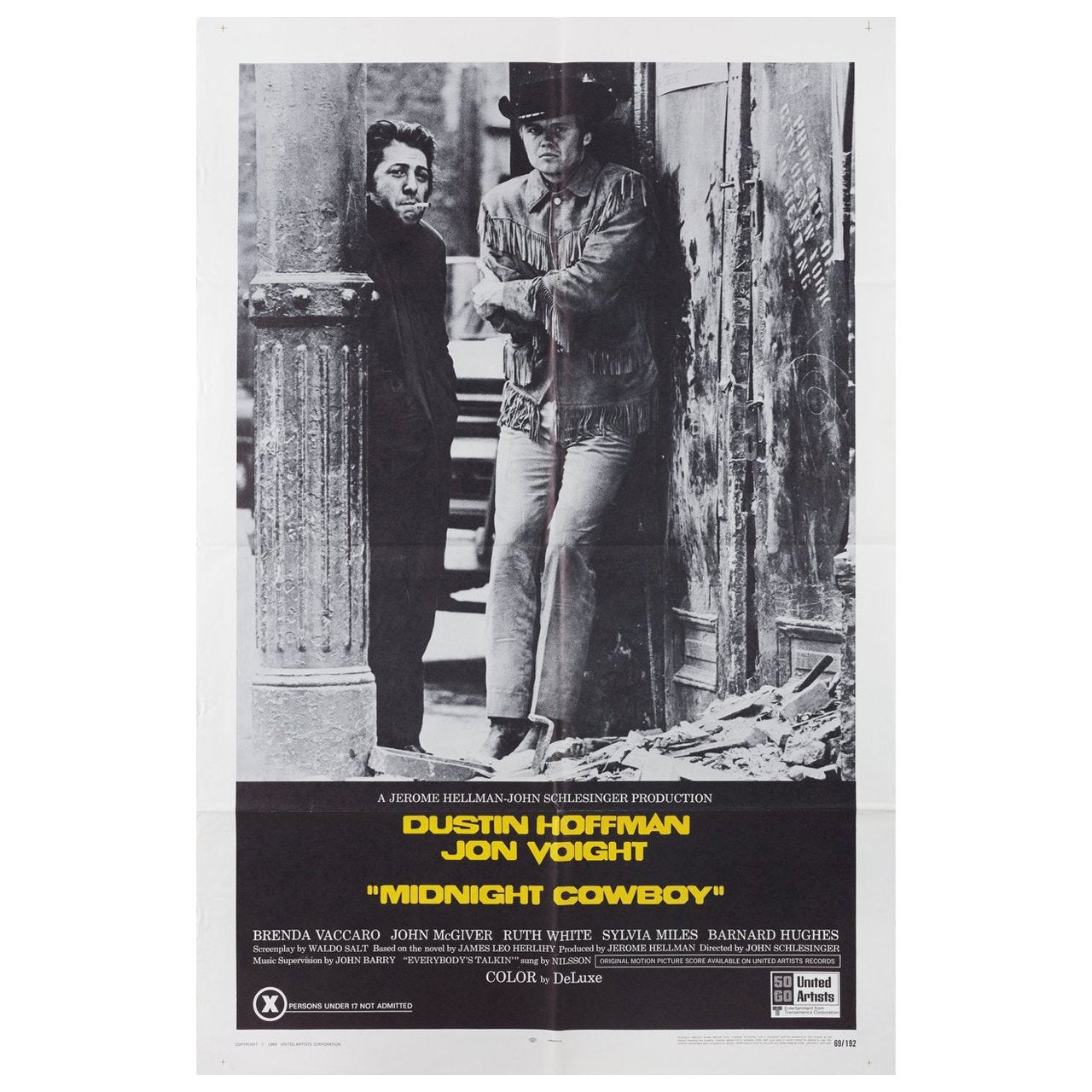 Midnight Cowboy 1969 U.S. One Sheet Film Poster